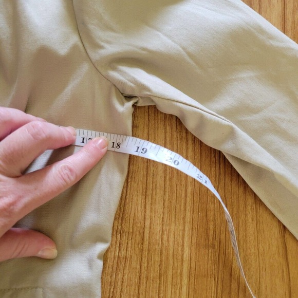 Talbots Blazer Womens 8 Beige Button Up Longsleeve Professional Jacket Pockets - Picture 6 of 9